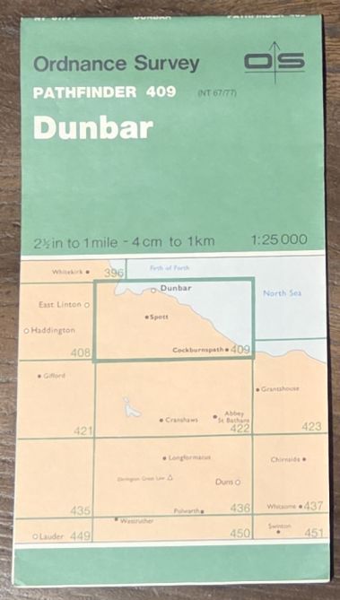 Dunbar. 1:25000 Pathfinder Map 409 (NT 67/77)