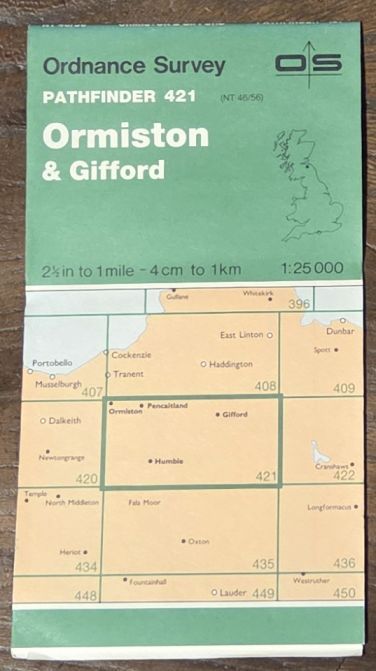 Ormiston & Gifford. 1:25000 Pathfinder Map 421 (NT 46/56)