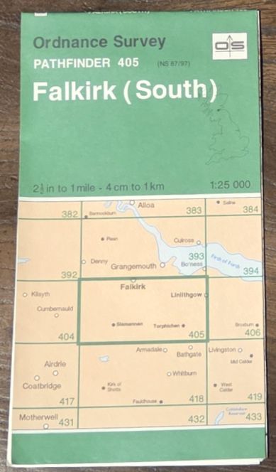 Falkirk (South). 1:25000 Pathfinder Map 405 (NT 87/97)