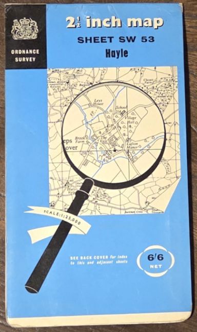Hayle. 1:25000 First Series Map Sheet SW 53