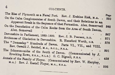 Report and Transactions of the Devonshire Association for the Advancement of Science, Literature and Art Volume XXX [30], Honiton, August, 1898