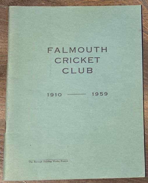 Falmouth Cricket Club 1910 - 1959