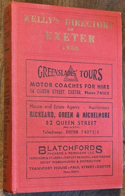 Kelly's Directory of Exeter 1956