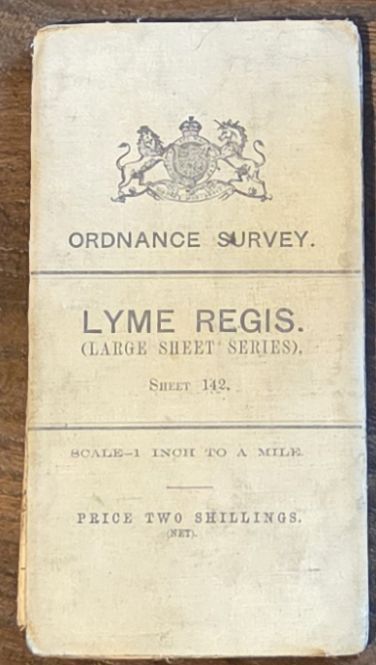 Lyme Regis (Third Edition Large Sheet Series), Sheet 142, One-inch to the mile Map