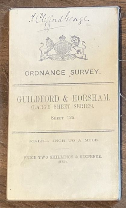 Guildford & Horsham (Third Edition Large Sheet Series), Sheet 125, One-inch to the mile Map