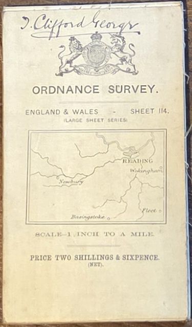 Reading and Newbury (Third Edition Large Sheet Series), Sheet 114, One-inch to the mile Map