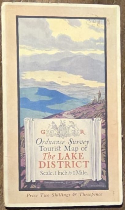 Ordnance Survey Tourist Map of the Lake District, Scale: 1 inch to 1 mile (1:63360)