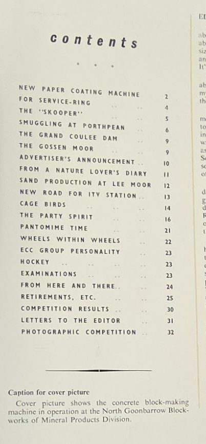 E.C.C. Review, Spring 1961 [English China Clays]