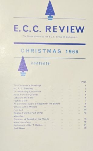 E.C.C. Review, Christmas 1966 [English China Clays]