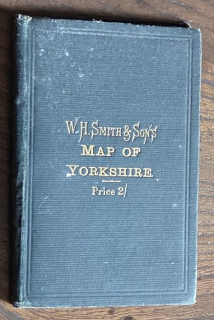 W H Smith & Son's Map of Yorkshire. 4 miles to an inch