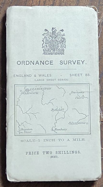 Warwick and Banbury (Third Edition Large Sheet Series), Sheet 83, One-inch to the mile Map