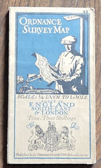 England, South-East & London. Sheet 12, Quarter ( ) inch to 1 mile, Third Edition Map