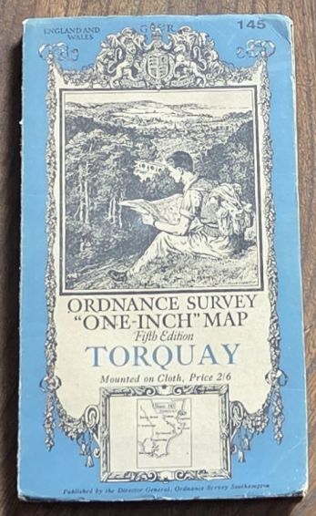 Torquay. Sheet 145. Ordnance Survey of Great Britain One inch map Fifth Edition, England and Wales (1:63360)