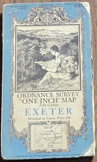 Exeter. Sheet 138. Ordnance Survey of Great Britain One inch map Fifth Edition, England and Wales (1:63360)