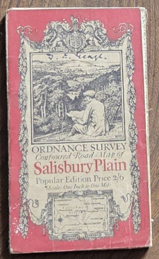 Salisbury Plain (District Map). Ordnance Survey Contoured Road Map, Popular Edition, Scale One inch to 1 mile [1:63360]