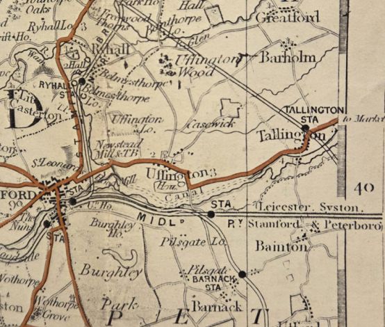 The 'Half Inch' Map of England for Cyclists, Tourists, etc. Sheet number 38