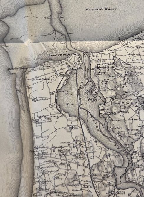 Lancaster (Blackpool, Barrow in Furness): Sheet 15, reprint of the first edition of the one-inch Ordnance Survey of England and Wales