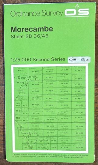 Morecambe. 1:25000 Second Series Map sheet SD 36/46 [648]