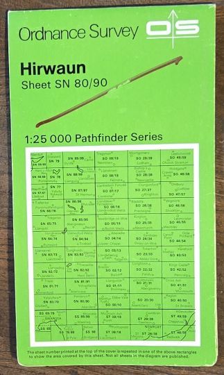 Hirwaun. 1:25000 Pathfinder Map Sheet SN 80/90 [Pathfinder 1108]