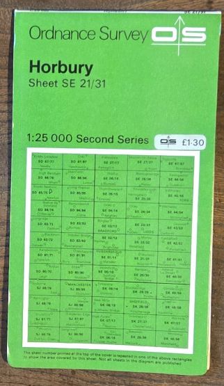 Horbury. 1:25000 Second Series Map Sheet SE 21/31 [Pathfinder 703]