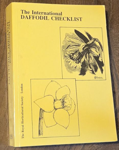 The International Daffodil Checklist 1989. Plus two Supplements to the International Daffodil Register (1969), 20th and 22nd