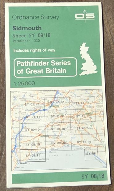 Sidmouth. 1:25000 Map Sheet SY 08/18 [Pathfinder 1330]