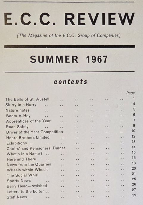 E.C.C. Review, Summer 1967 [English China Clays]