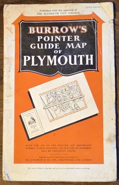Burrow's Pointer Guide Map of Plymouth