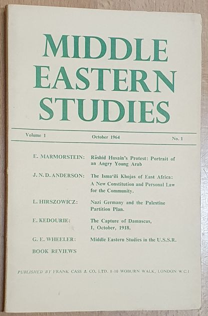 Middle Eastern Studies Volume 1 No.1, October 1964
